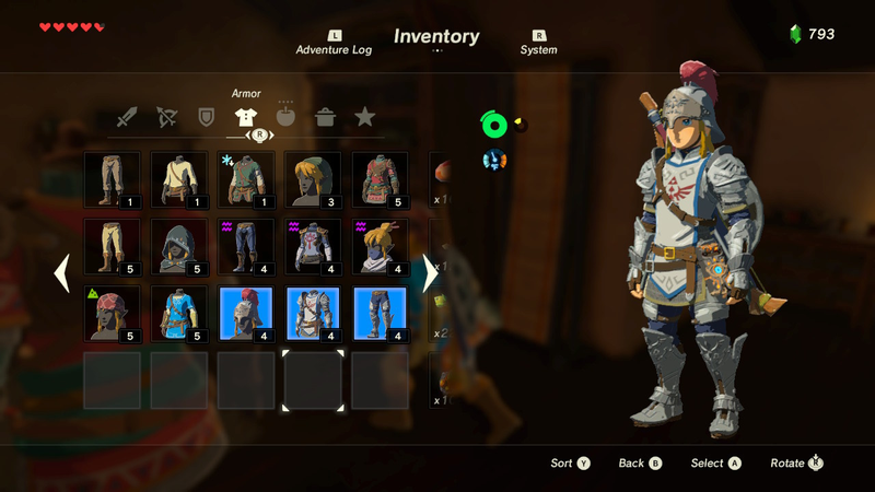 My Inventory looked like this for far too long! I want to accessorize Nintendo!